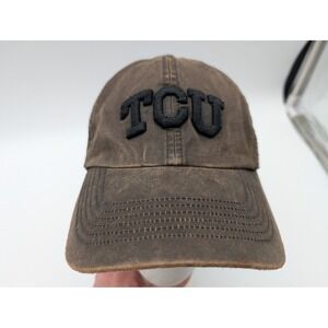 TCU Horned Frogs 47 Twins Brown Distressed Adjustable Baseball Hat OSFA
